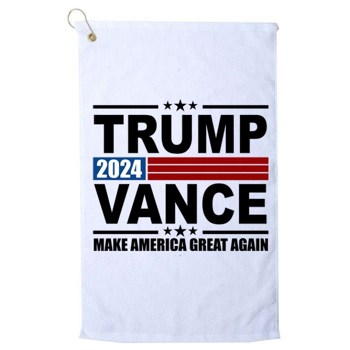 Trump Vance 2024 Make America Great Again Platinum Collection Golf Towel