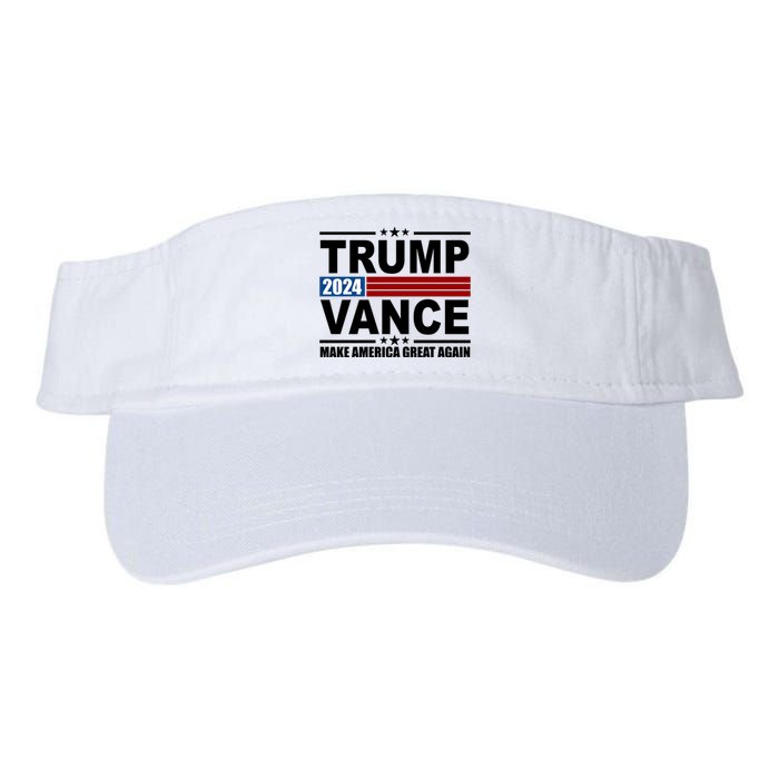 Trump Vance 2024 Make America Great Again Valucap Bio-Washed Visor