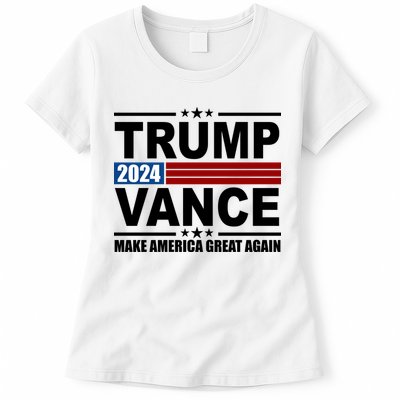 Trump Vance 2024 Make America Great Again Womens T-Shirt