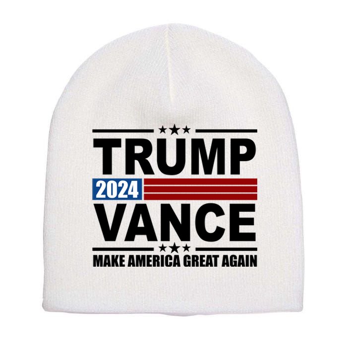 Trump Vance 2024 Make America Great Again Short Acrylic Beanie