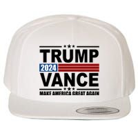 Trump Vance 2024 Make America Great Again Wool Snapback Cap