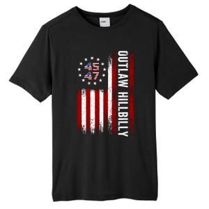 Trump Vance 2024 Funny Outlaw Hillbilly Tall Fusion ChromaSoft Performance T-Shirt