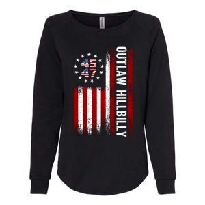 Trump Vance 2024 Funny Outlaw Hillbilly Womens California Wash Sweatshirt