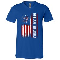 Trump Vance 2024 Funny Outlaw Hillbilly V-Neck T-Shirt