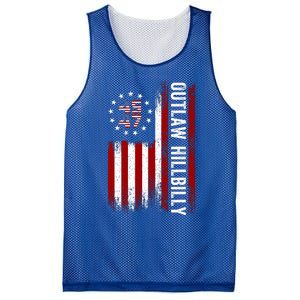 Trump Vance 2024 Funny Outlaw Hillbilly Mesh Reversible Basketball Jersey Tank