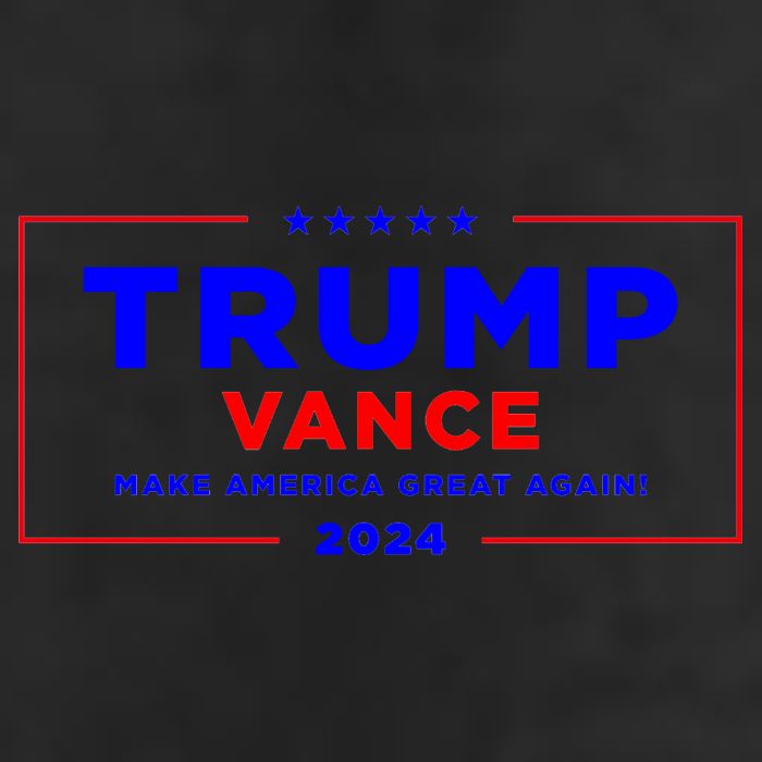 Trump Vance 2024 Pocket Print 7 Panel Mesh Trucker Snapback Hat