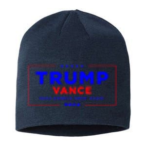 Trump Vance 2024 Pocket Print Sustainable Beanie