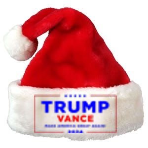 Trump Vance 2024 Pocket Print Premium Christmas Santa Hat