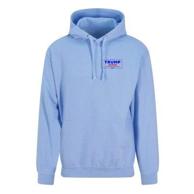 Trump Vance 2024 Pocket Print Unisex Surf Hoodie