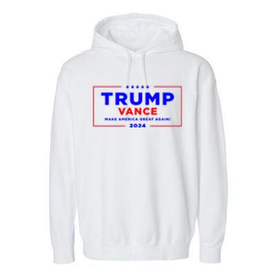 Trump Vance 2024 Pocket Print Garment-Dyed Fleece Hoodie