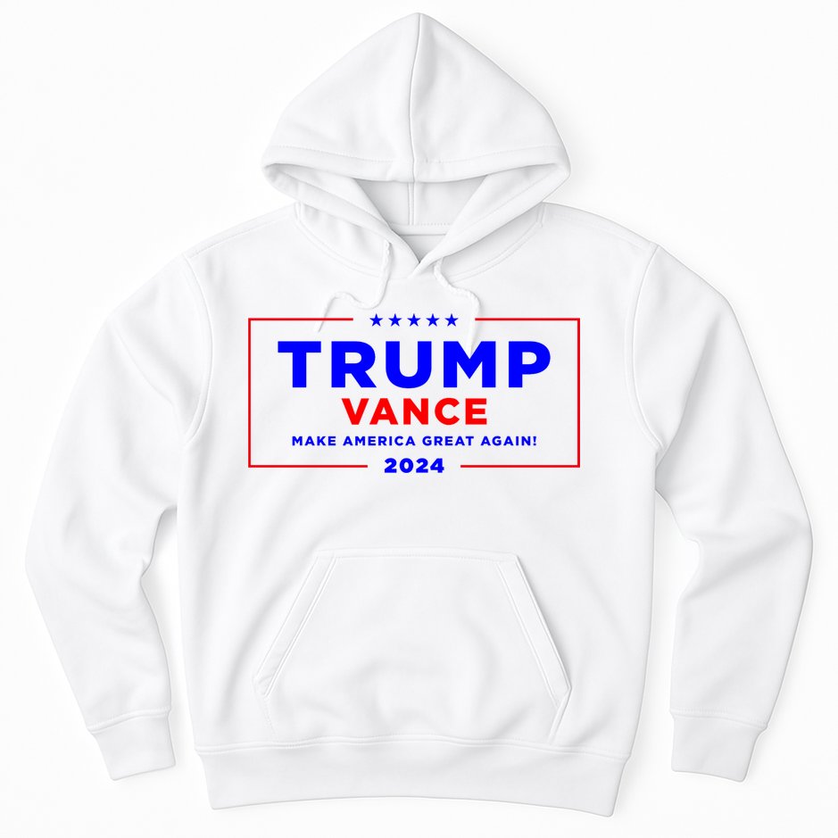 Trump Vance 2024 Pocket Print Hoodie