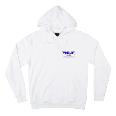 Trump Vance 2024 Pocket Print Hoodie