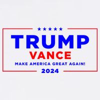 Trump Vance 2024 Pocket Print Hoodie