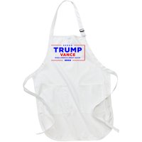 Trump Vance 2024 Pocket Print Full-Length Apron With Pockets