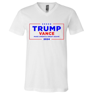 Trump Vance 2024 Pocket Print V-Neck T-Shirt