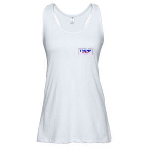 Trump Vance 2024 Pocket Print Ladies Essential Flowy Tank