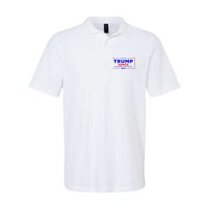 Trump Vance 2024 Pocket Print Softstyle Adult Sport Polo