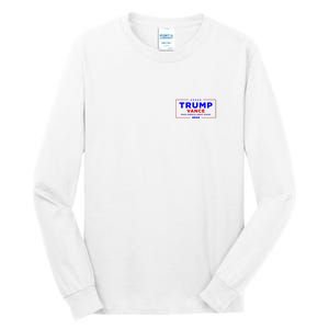 Trump Vance 2024 Pocket Print Tall Long Sleeve T-Shirt