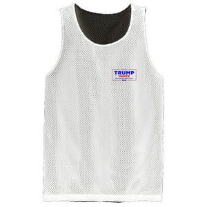 Trump Vance 2024 Pocket Print Mesh Reversible Basketball Jersey Tank