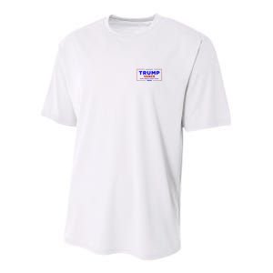 Trump Vance 2024 Pocket Print Youth Performance Sprint T-Shirt