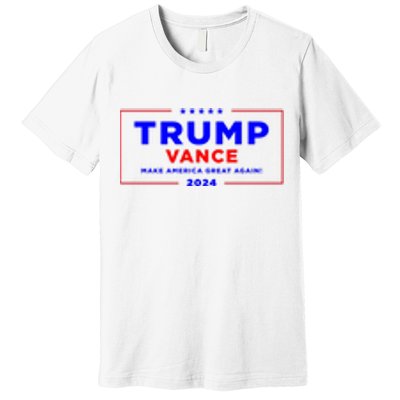 Trump Vance 2024 Pocket Print Premium T-Shirt