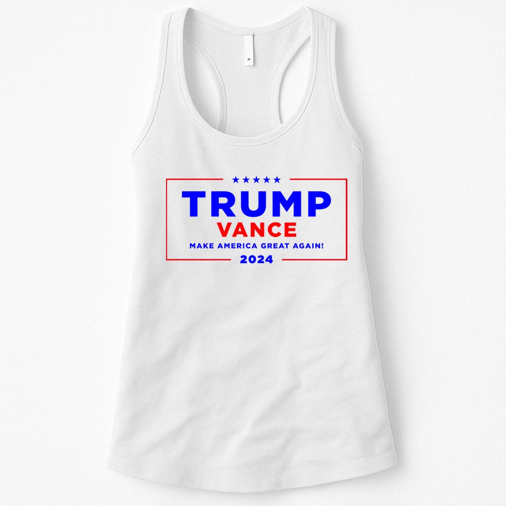 Trump Vance 2024 Pocket Print Womens Tank Top