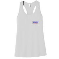 Trump Vance 2024 Pocket Print Women's Racerback Tank