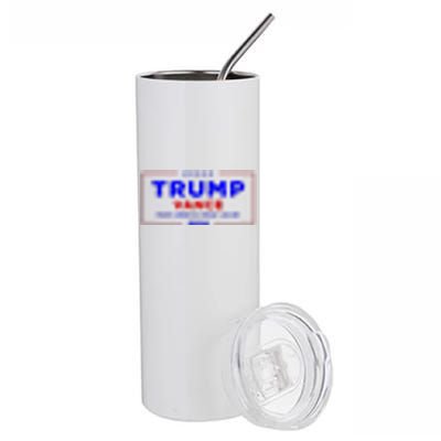 Trump Vance 2024 Pocket Print Stainless Steel Tumbler