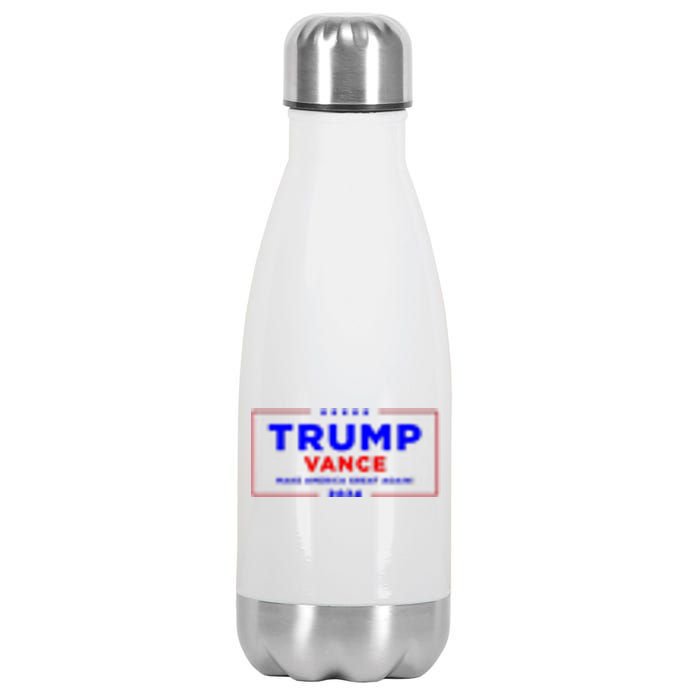 Trump Vance 2024 Pocket Print Stainless Steel Insulated Water Bottle