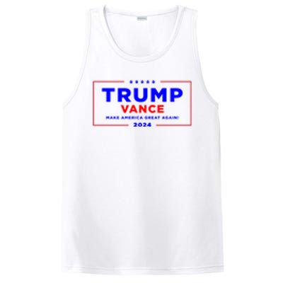 Trump Vance 2024 Pocket Print PosiCharge Competitor Tank