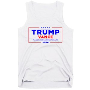 Trump Vance 2024 Pocket Print Tank Top