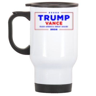 Trump Vance 2024 Pocket Print Stainless Steel Travel Mug