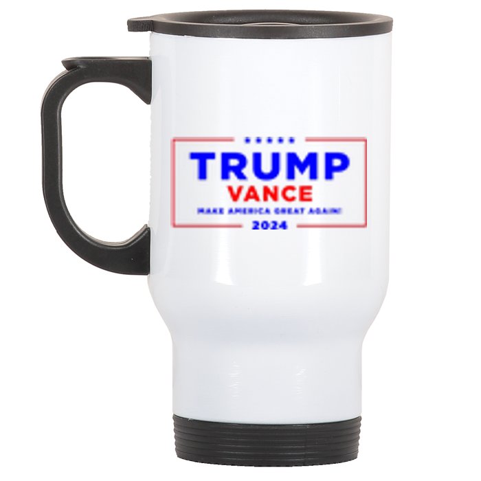 Trump Vance 2024 Pocket Print Stainless Steel Travel Mug