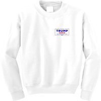 Trump Vance 2024 Pocket Print Kids Sweatshirt