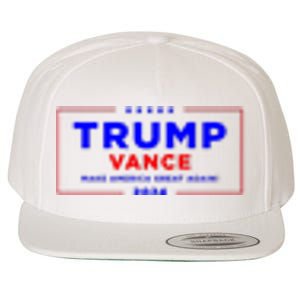 Trump Vance 2024 Pocket Print Wool Snapback Cap