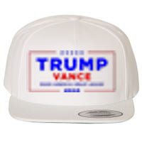 Trump Vance 2024 Pocket Print Wool Snapback Cap