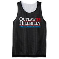 Trump Vance 2024 Outlaw Hillbilly Take America Back Us Flag Vintage Elections Mesh Reversible Basketball Jersey Tank