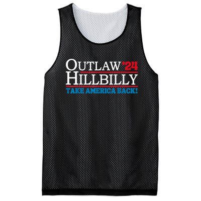 Trump Vance 2024 Outlaw Hillbilly Take America Back Us Flag Vintage Elections Mesh Reversible Basketball Jersey Tank