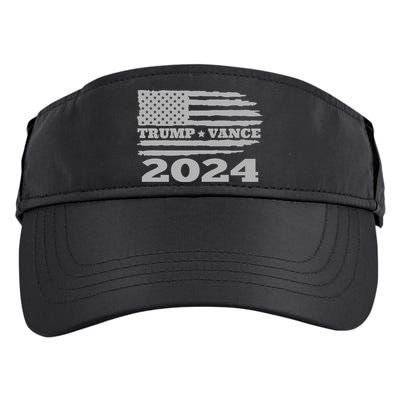 Trump Vance 2024 Gray Style Adult Drive Performance Visor