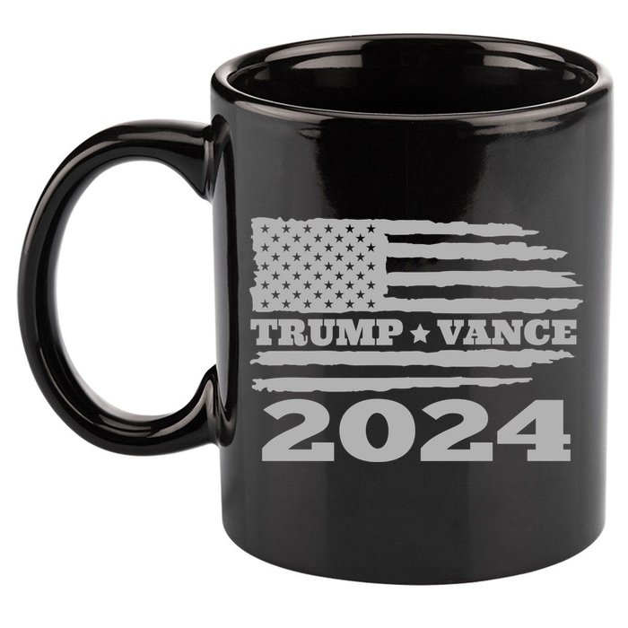 Trump Vance 2024 Gray Style 11oz C Handle Ceramic Mug
