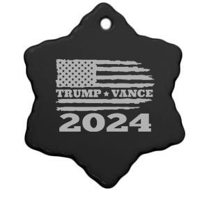 Trump Vance 2024 Gray Style Ceramic Star Ornament