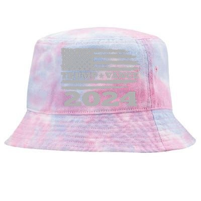 Trump Vance 2024 Gray Style Tie-Dyed Bucket Hat