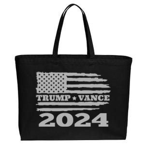 Trump Vance 2024 Gray Style Cotton Canvas Jumbo Tote