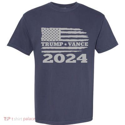 Trump Vance 2024 Gray Style Garment-Dyed Heavyweight T-Shirt