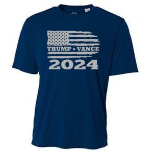 Trump Vance 2024 Gray Style Cooling Performance Crew T-Shirt