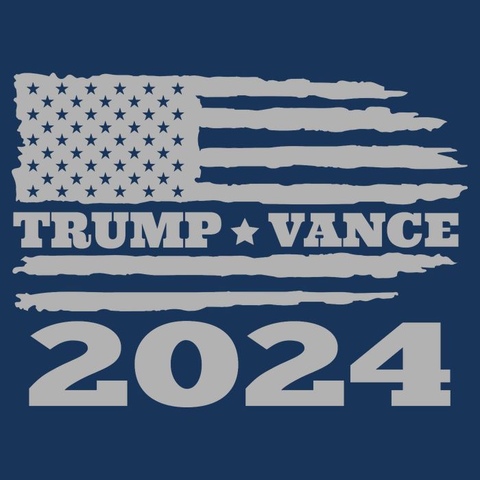 Trump Vance 2024 Gray Style Cooling Performance Crew T-Shirt