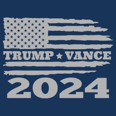 Trump Vance 2024 Gray Style T-Shirt