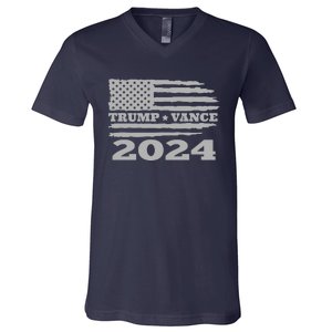 Trump Vance 2024 Gray Style V-Neck T-Shirt