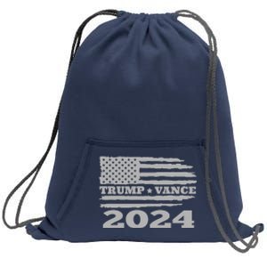 Trump Vance 2024 Gray Style Sweatshirt Cinch Pack Bag