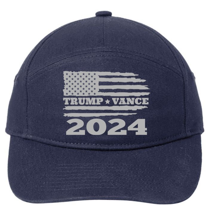 Trump Vance 2024 Gray Style 7-Panel Snapback Hat